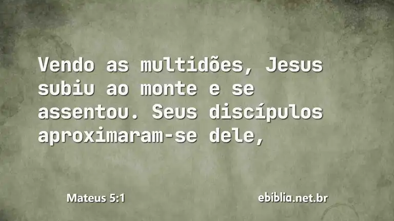 Mateus 5:1