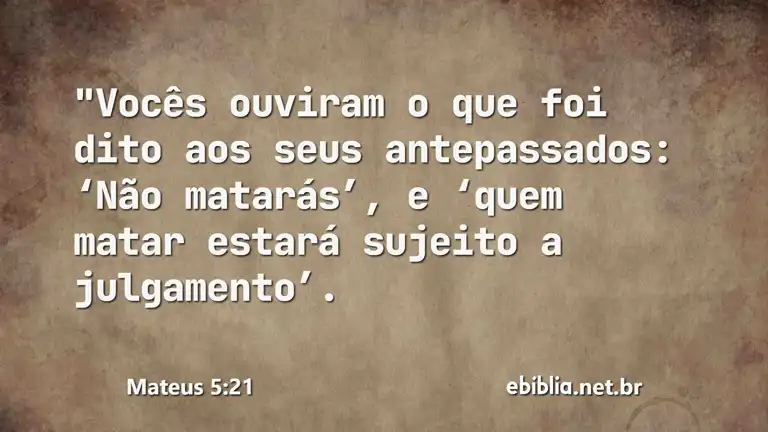 Mateus 5:21