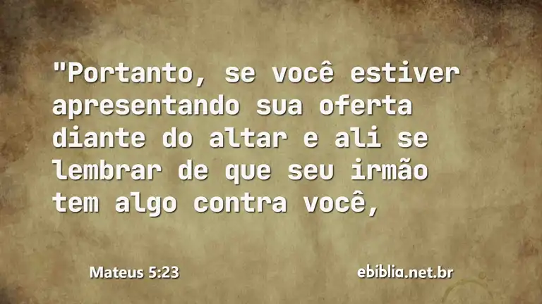 Mateus 5:23