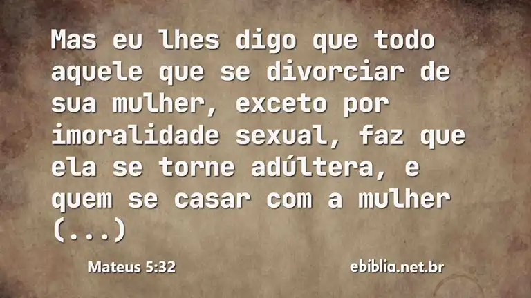 Mateus 5:32