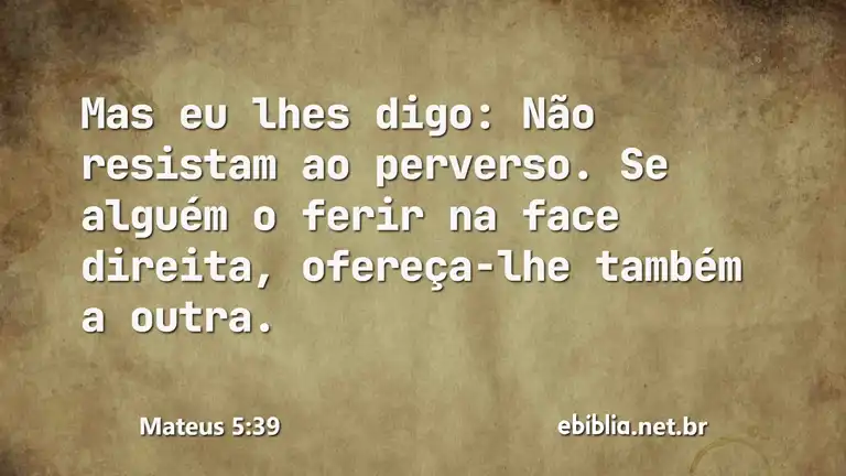 Mateus 5:39