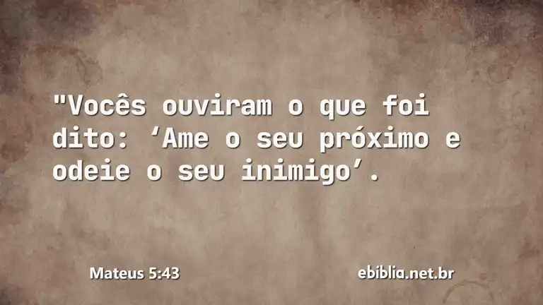 Mateus 5:43