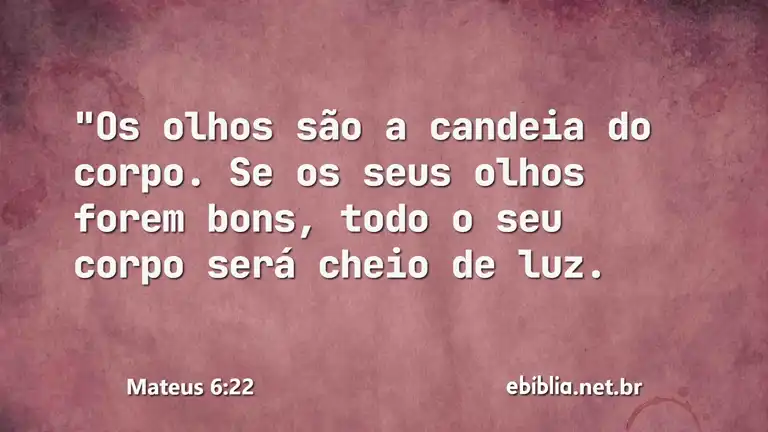 Mateus 6:22