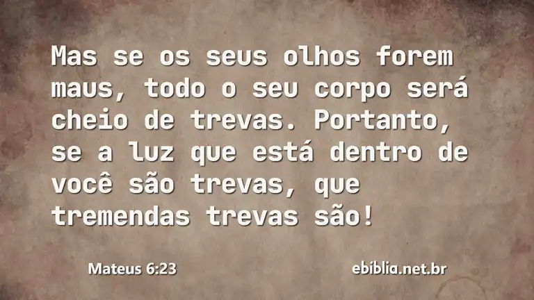 Mateus 6:23