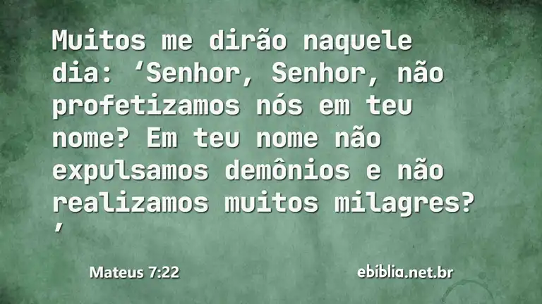 Mateus 7:22