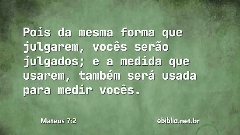 Mateus 7:2