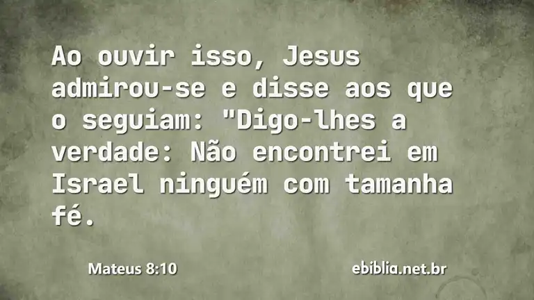 Mateus 8:10