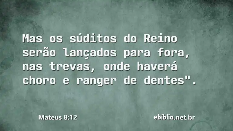 Mateus 8:12