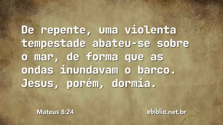 Mateus 8:24