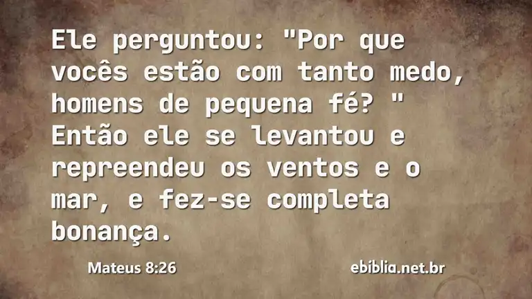 Mateus 8:26