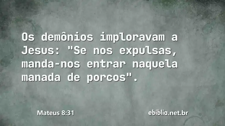 Mateus 8:31