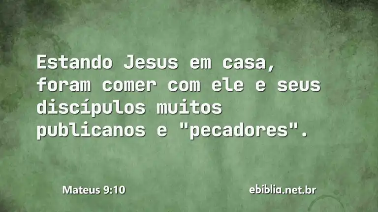 Mateus 9:10