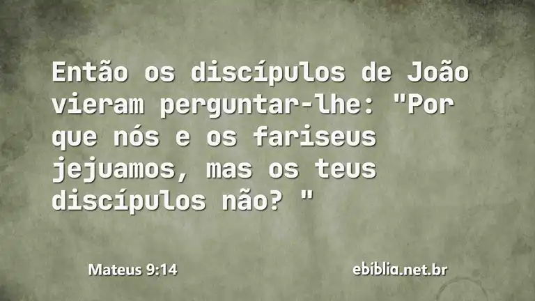 Mateus 9:14