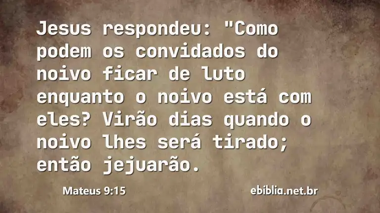 Mateus 9:15