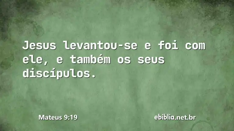 Mateus 9:19