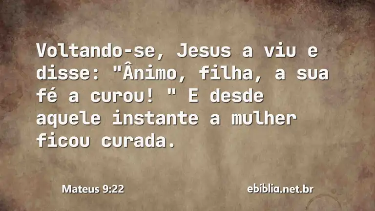 Mateus 9:22