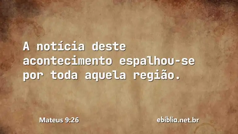 Mateus 9:26