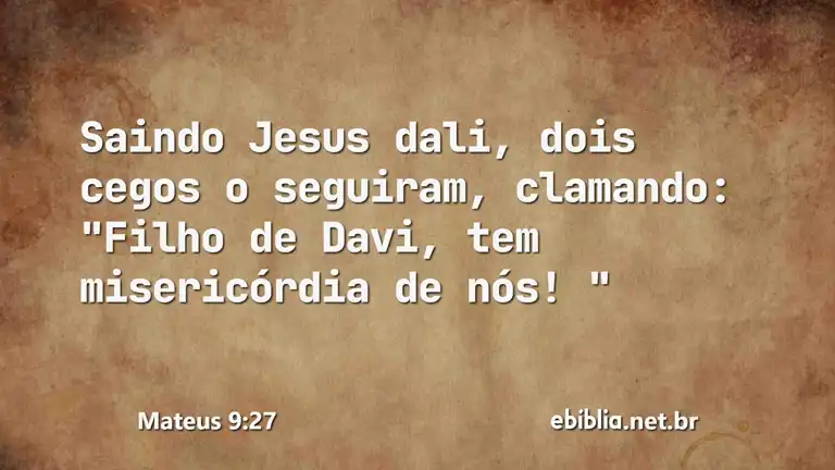 Mateus 9:27