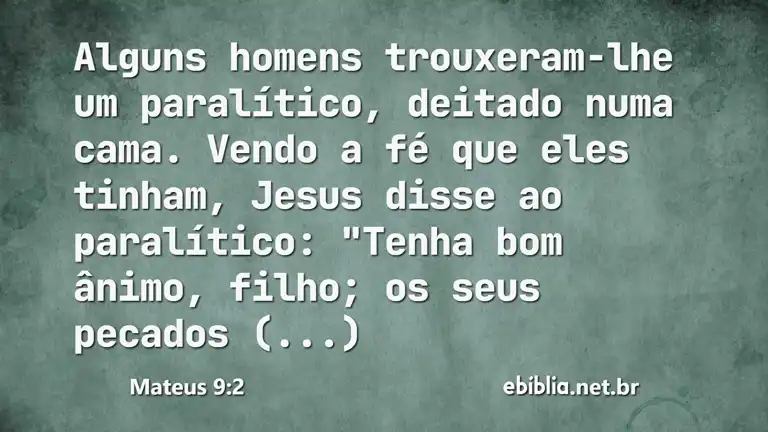 Mateus 9:2