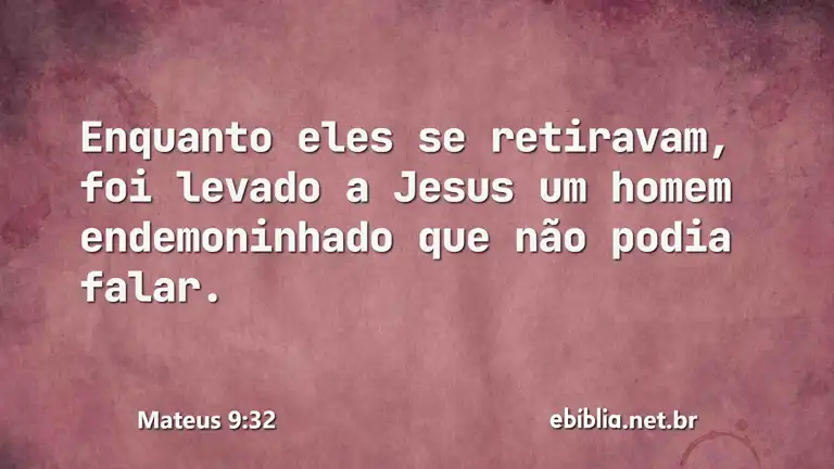 Mateus 9:32