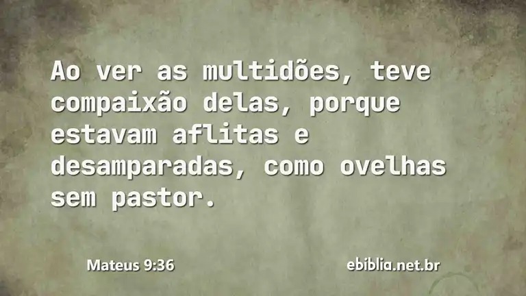 Mateus 9:36