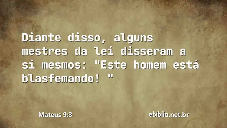 Mateus 9:3