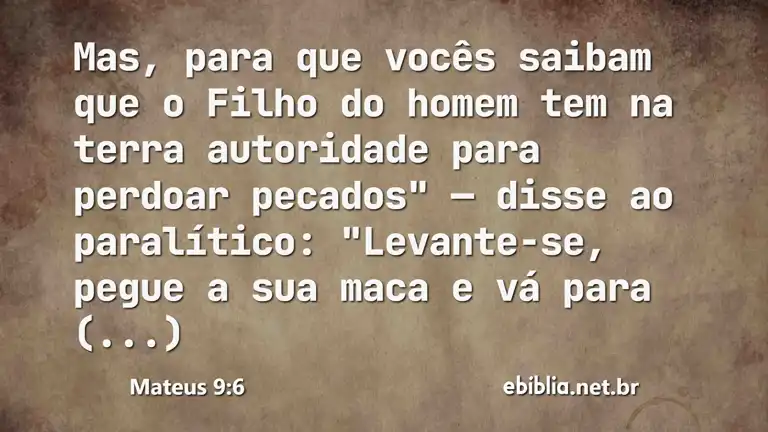 Mateus 9:6