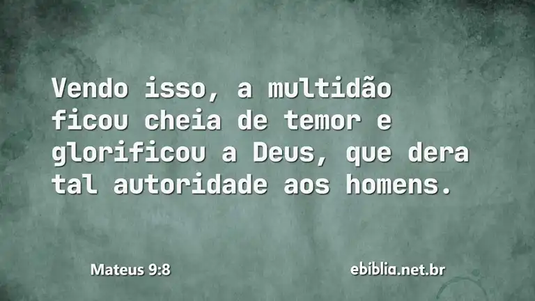 Mateus 9:8