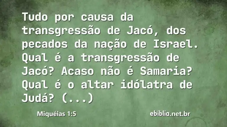 Miquéias 1:5