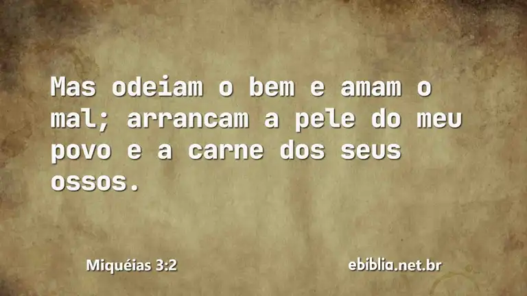 Miquéias 3:2