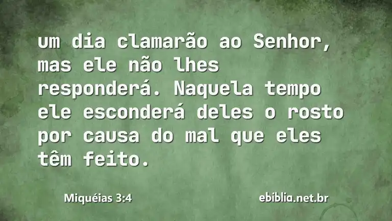 Miquéias 3:4