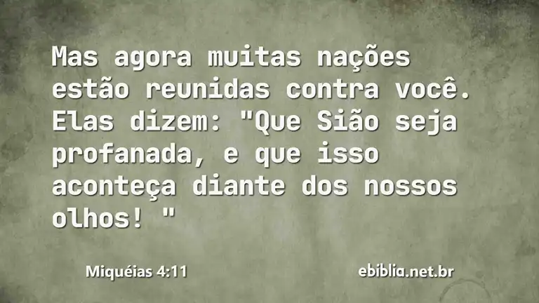 Miquéias 4:11