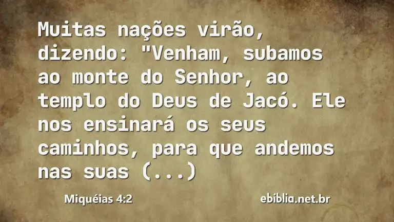 Miquéias 4:2