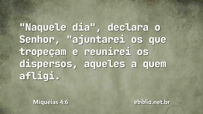 Miquéias 4:6