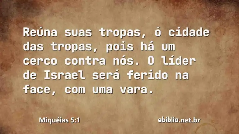 Miquéias 5:1