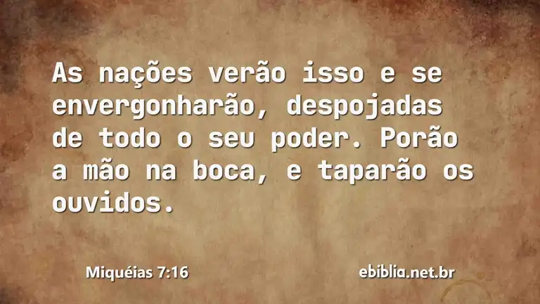 Miquéias 7:16