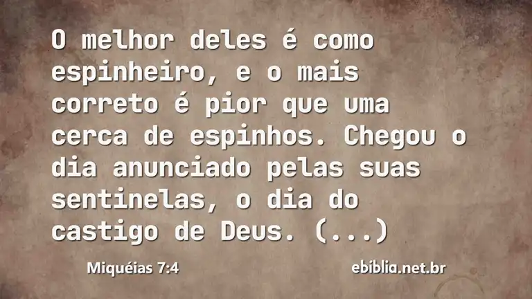 Miquéias 7:4