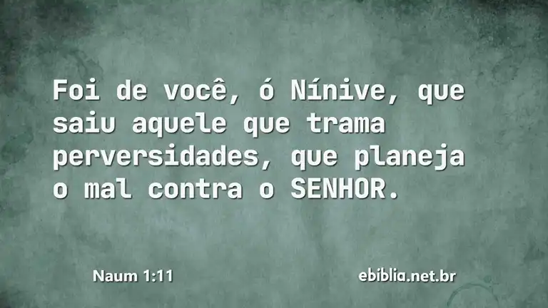 Naum 1:11