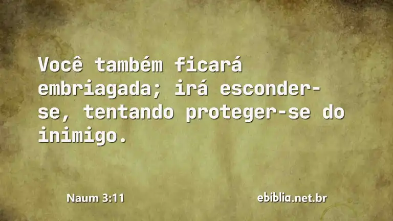 Naum 3:11