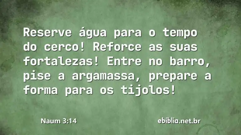 Naum 3:14