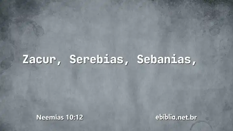 Neemias 10:12