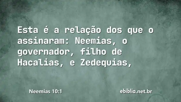 Neemias 10:1