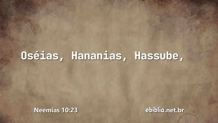 Neemias 10:23