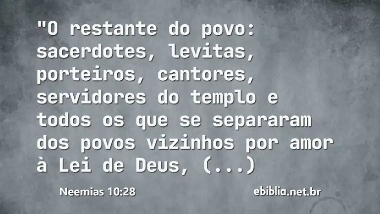 Neemias 10:28