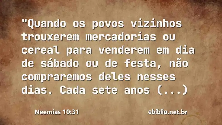 Neemias 10:31