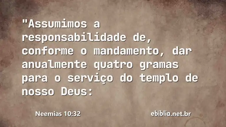 Neemias 10:32