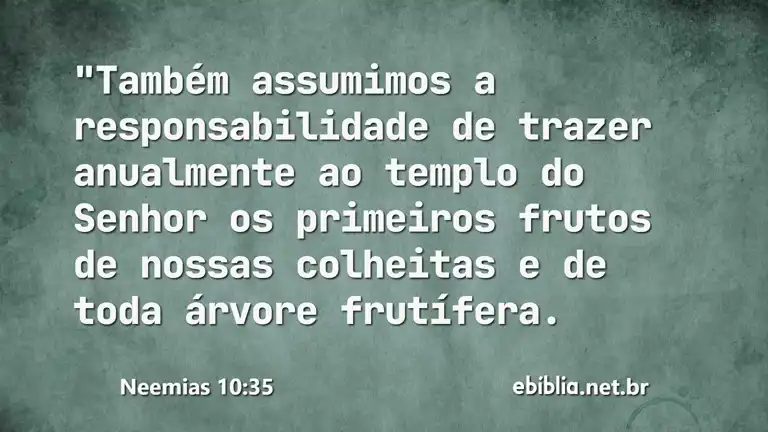 Neemias 10:35