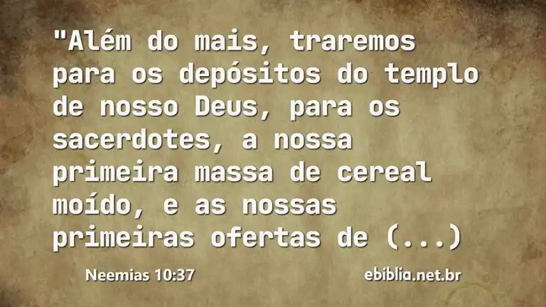 Neemias 10:37