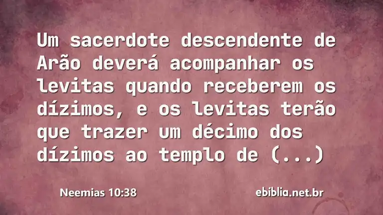 Neemias 10:38