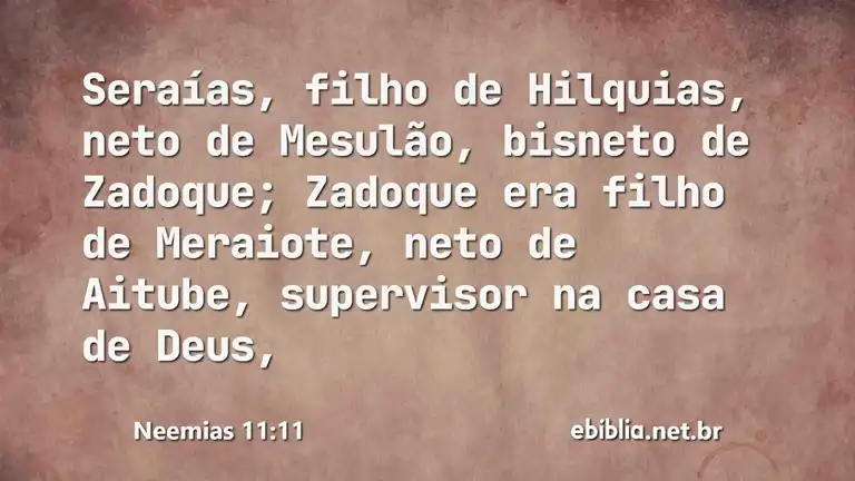 Neemias 11:11